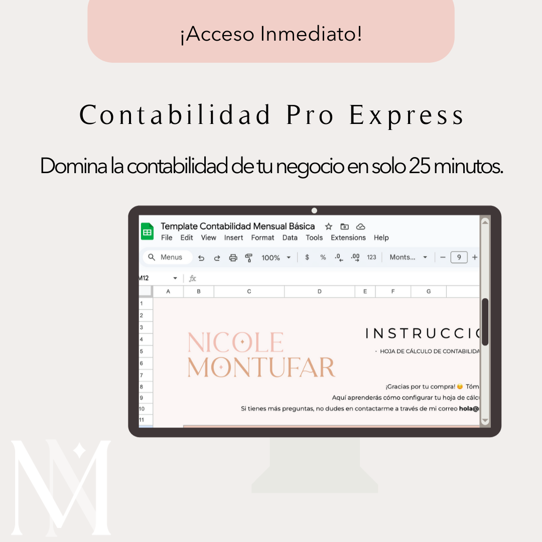 Contabilidad Pro Express: 25 minutos para tomar el control de tus finanzas