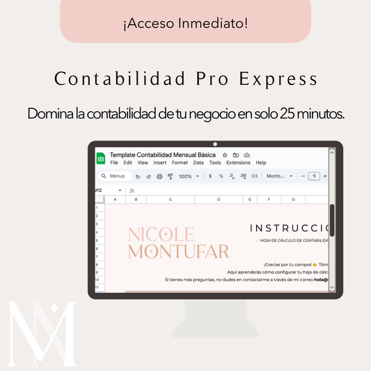 Contabilidad Pro Express: 25 minutos para tomar el control de tus finanzas